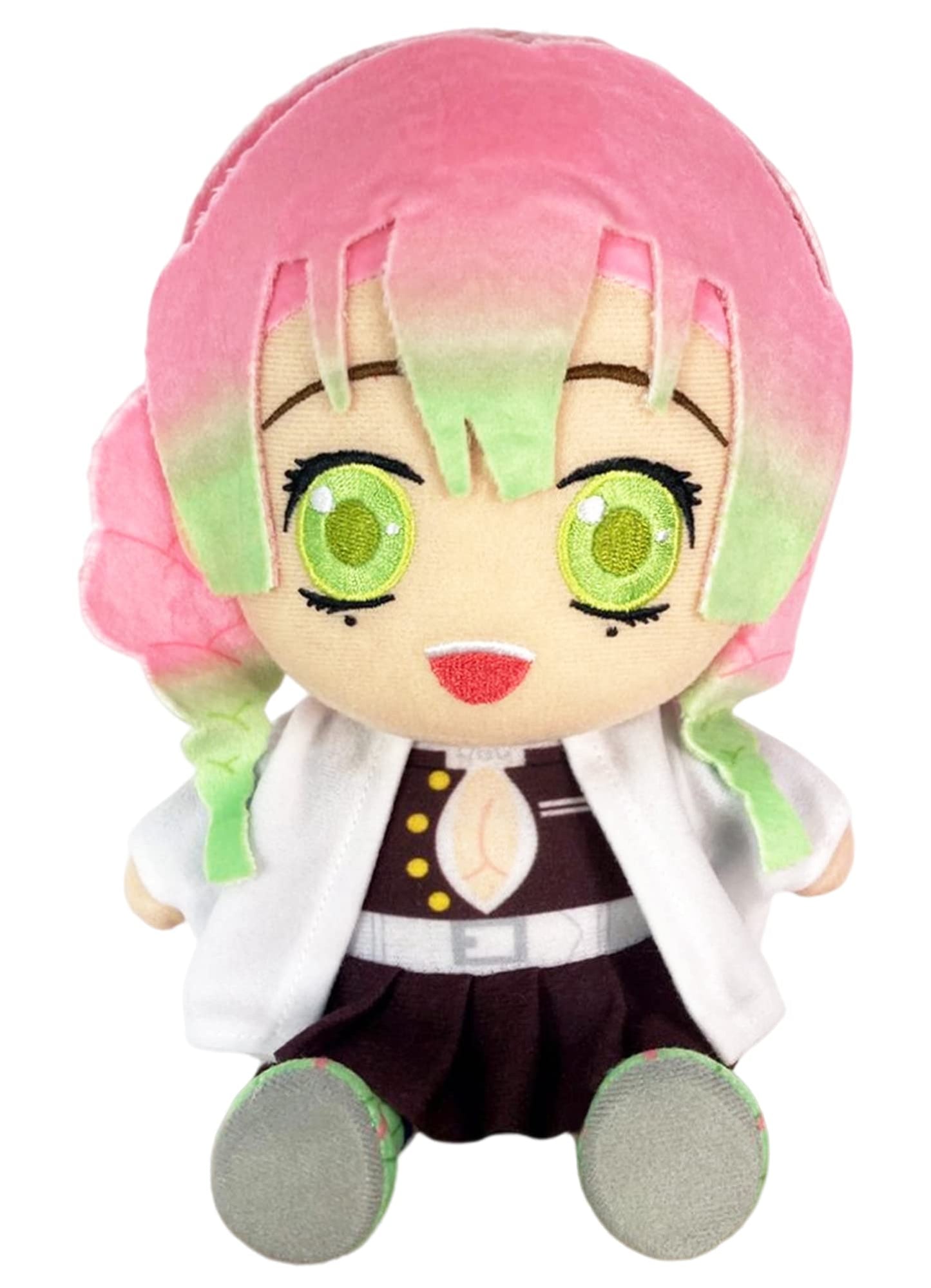 Great Eastern Entertainment Demon Slayer Mitsuri Kanroji Sitting Plush 7-Inch H - Official Licensed Collectible