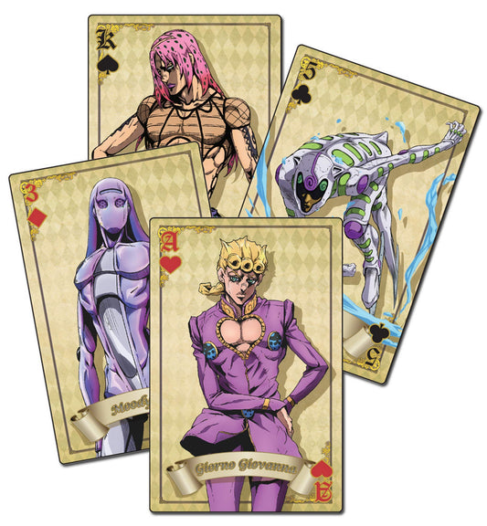 Great Eastern Entertainment JoJo's S4 Big Group Playing Cards – Officially Licensed