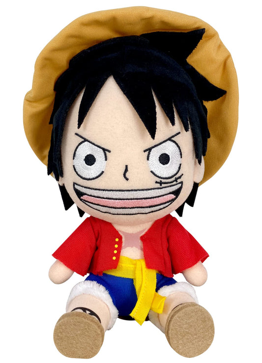 Great Eastern Entertainment One Piece Luffy Zou Arc Sitting Plush – 8-inch Height