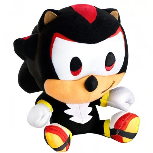 Great Eastern Entertainment Shadow Hedgehog Sitting Plush 7in – Official Sonic Plush