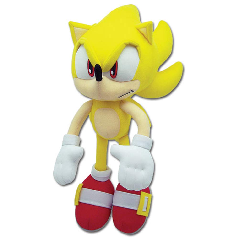 Great Eastern GE-8958 Sonic The Hedgehog Plush – Super Sonic, 12-inch