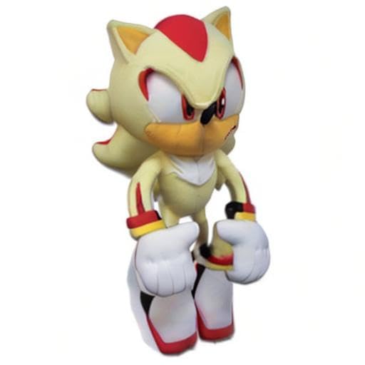 GE Animation Great Eastern Sonic Super Shadow 12-Inch Stuffed Plush | Officially Licensed