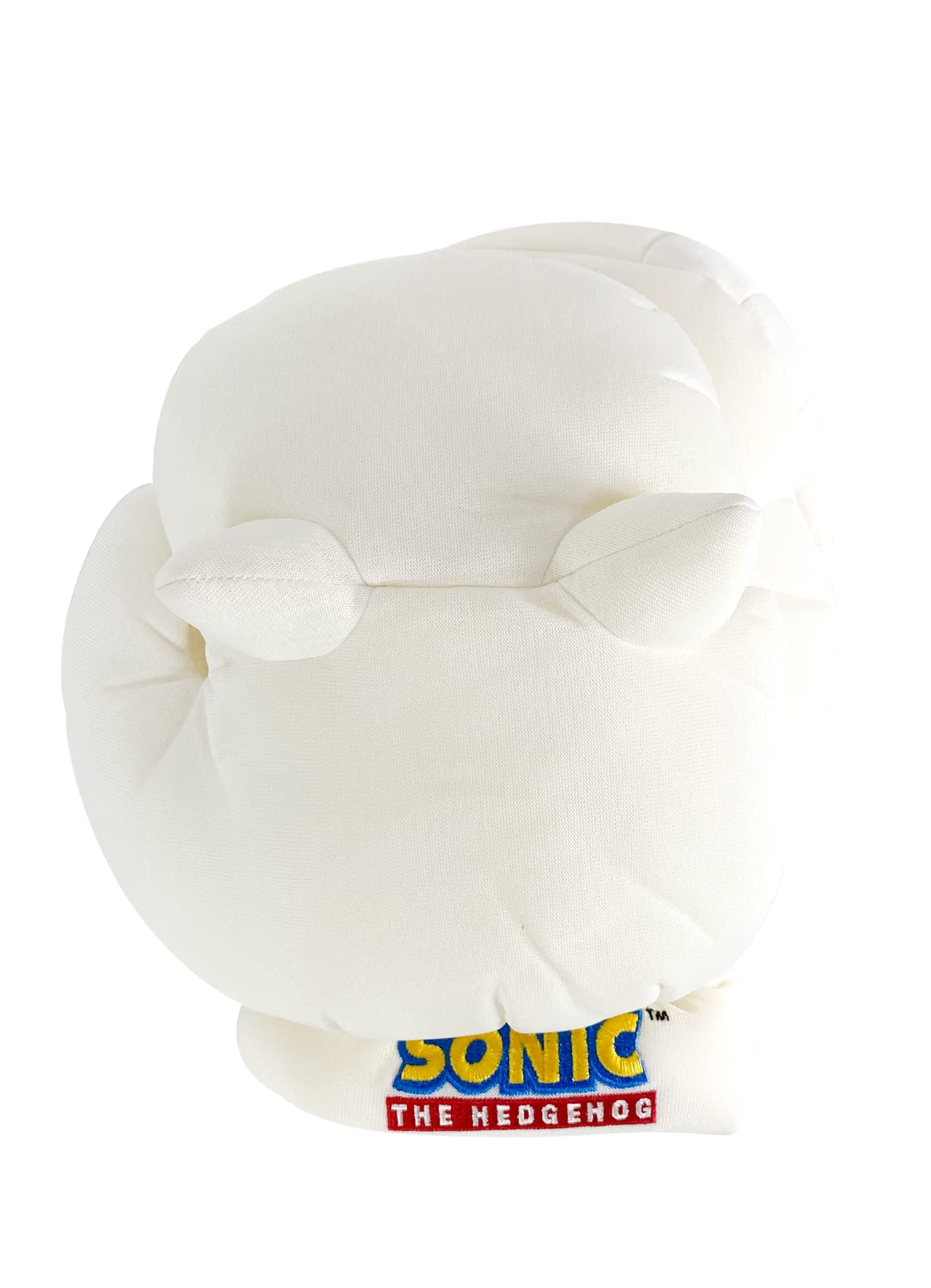Great Eastern Sonic Knuckles Cosplay Plush Gloves – White, 9in (Officially Licensed)
