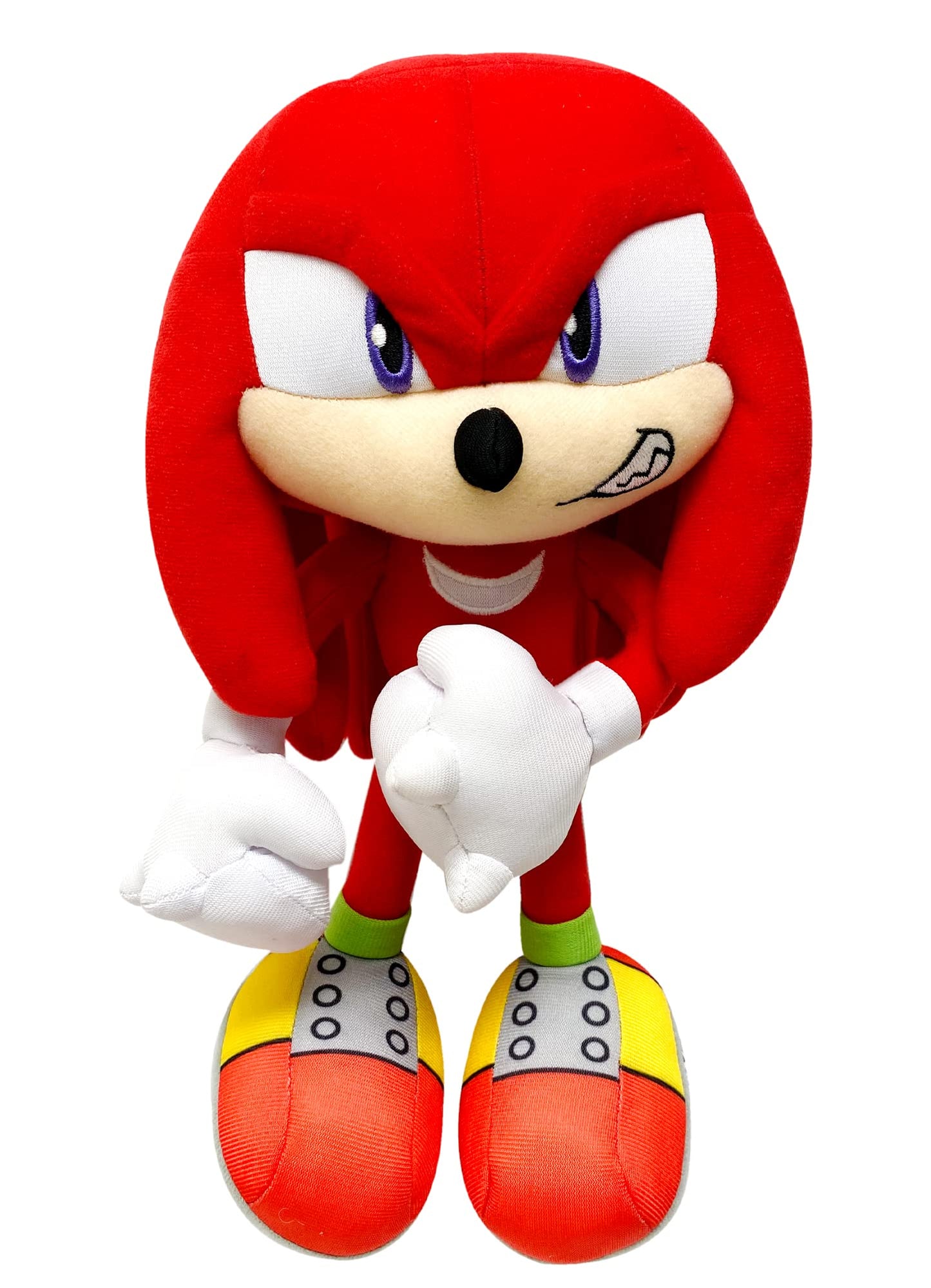Sonic The Hedgehog Knuckles Grin Plush 10\" H | Great Eastern Entertainment