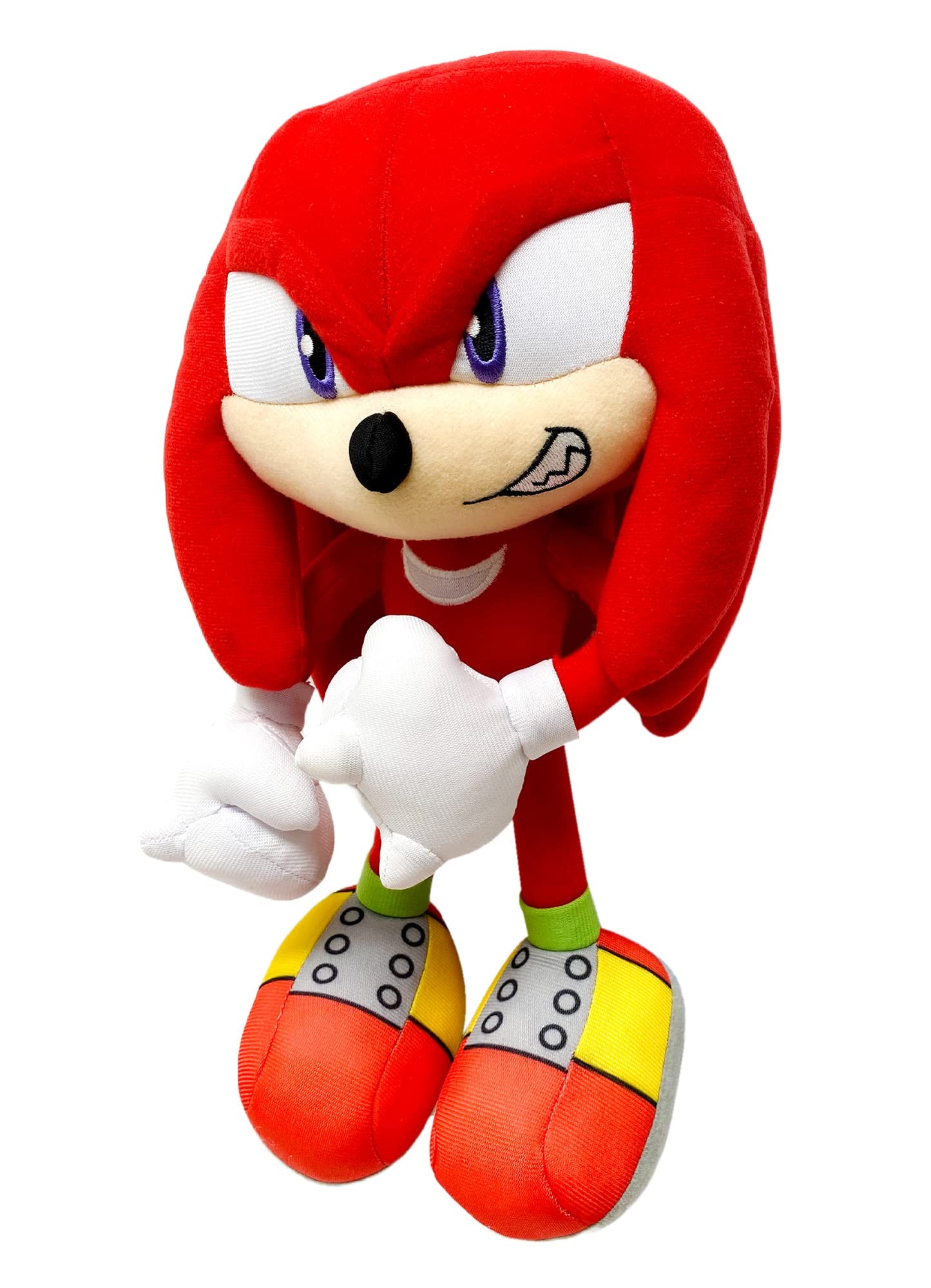 Sonic The Hedgehog Knuckles Grin Plush 10\" H | Great Eastern Entertainment
