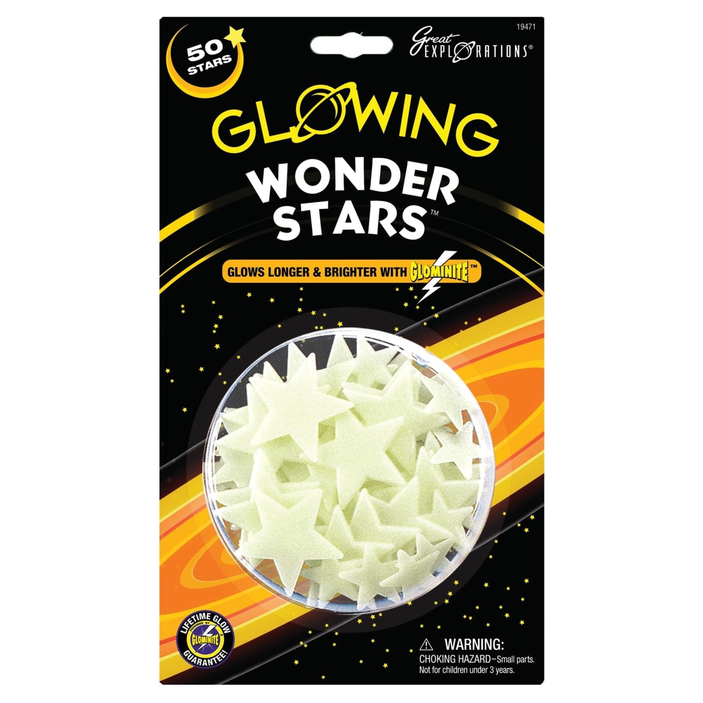 Great Explorations Glow In The Dark Wonder Stars (50 Stars) | University Games