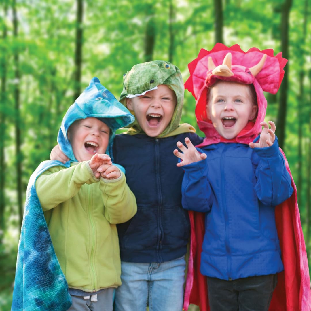 Great Pretenders T-Rex Hooded Cape - Size 4-5 Dress-Up