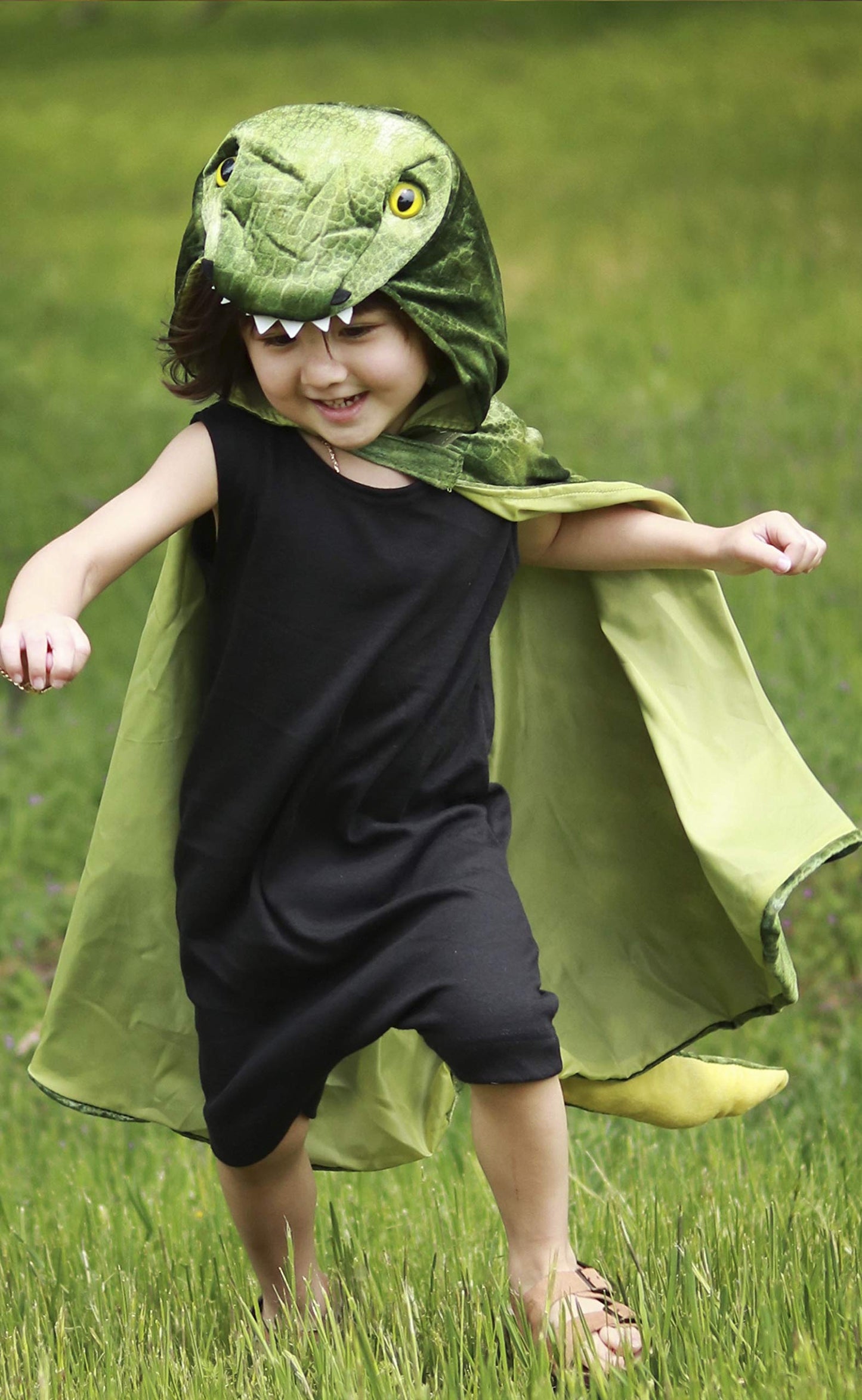 Great Pretenders T-Rex Hooded Cape - Size 4-5 Dress-Up