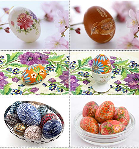 Green FABWOOD Wooden Fake Eggs – 6-Piece Decorative Set