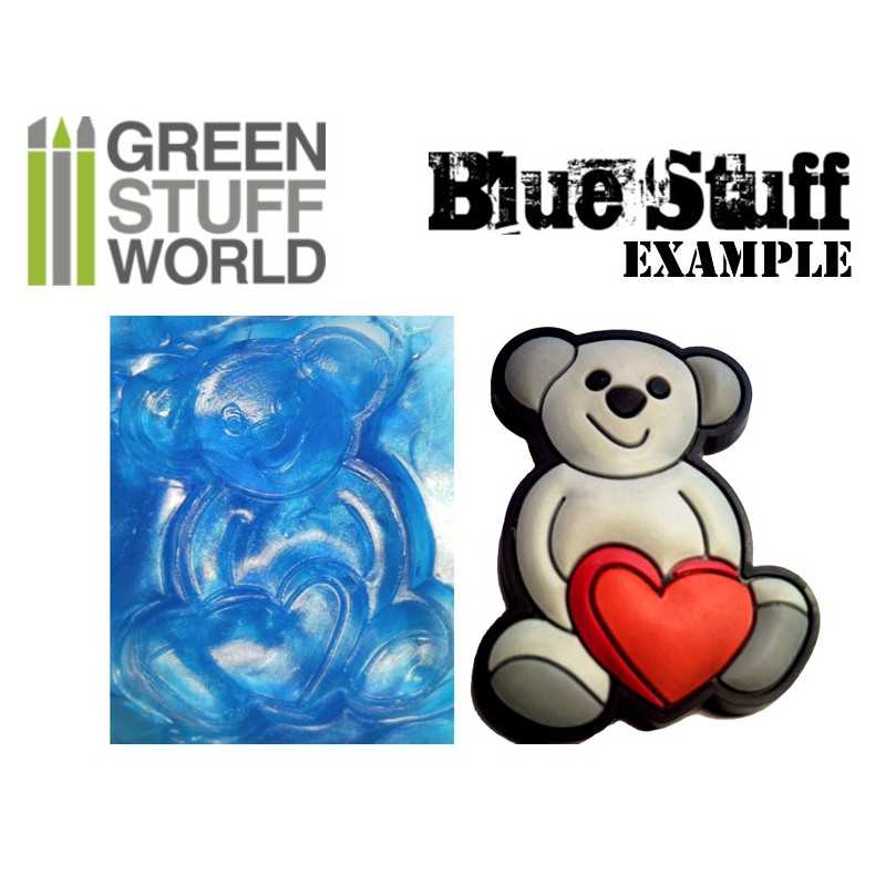 Green Stuff World - Blue Stuff Mold (8 Bars)