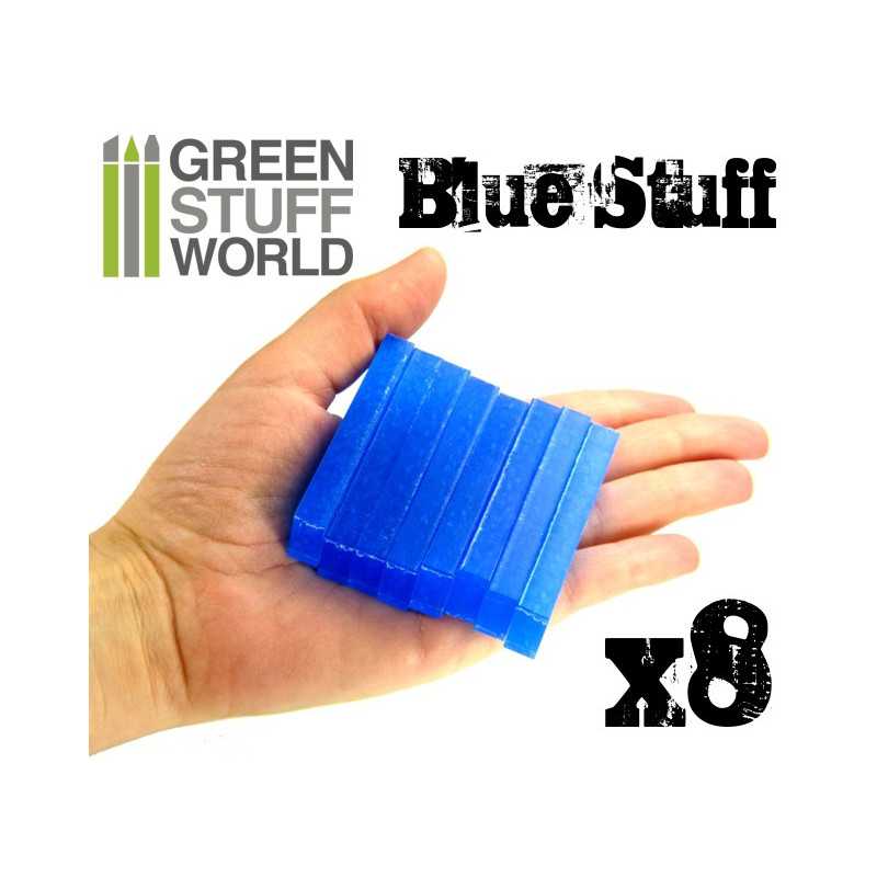 Green Stuff World - Blue Stuff Mold (8 Bars)