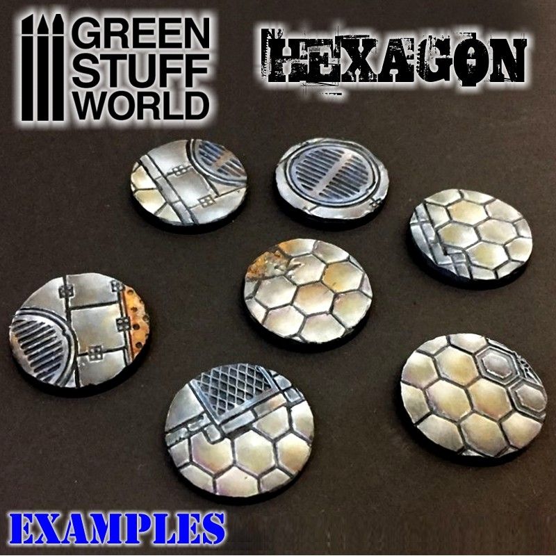 Green Stuff World Rolling Pin Hexagons
