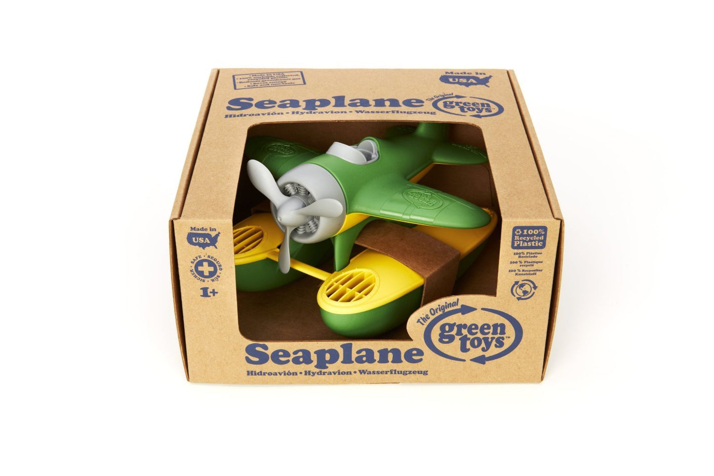 Green Toys Seaplane - Eco-Friendly Bath Toy, USA Made, Recycled Plastic