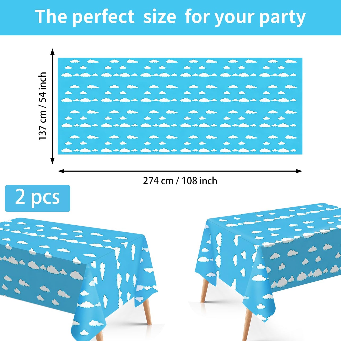 Greencian 98Pcs Toy Cartoon Story Baby Shower Tableware Set – It’s A Boy (Serves 24)