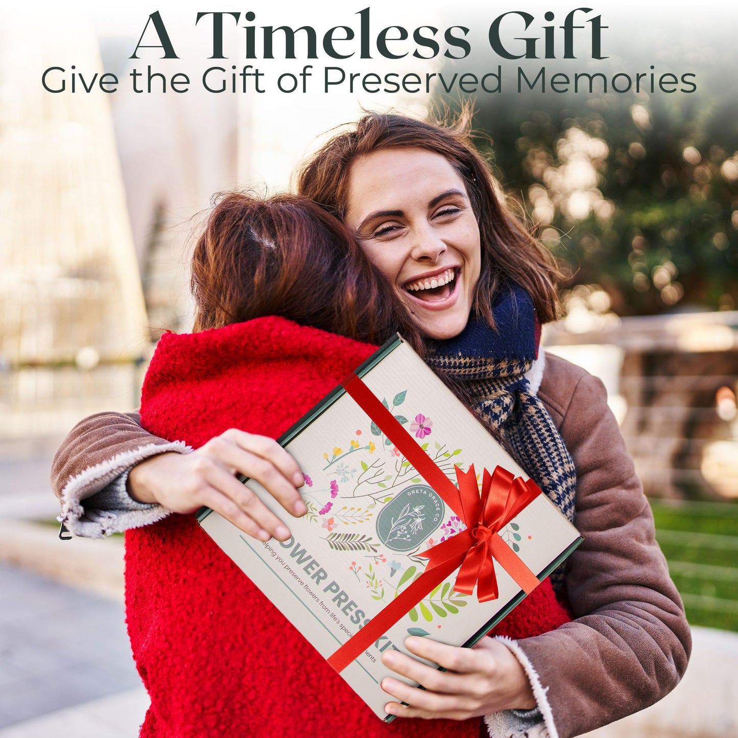 Greta Grace Co Extra Large Flower Press Kit | 11x11, 10 Layers, Tools & Bag