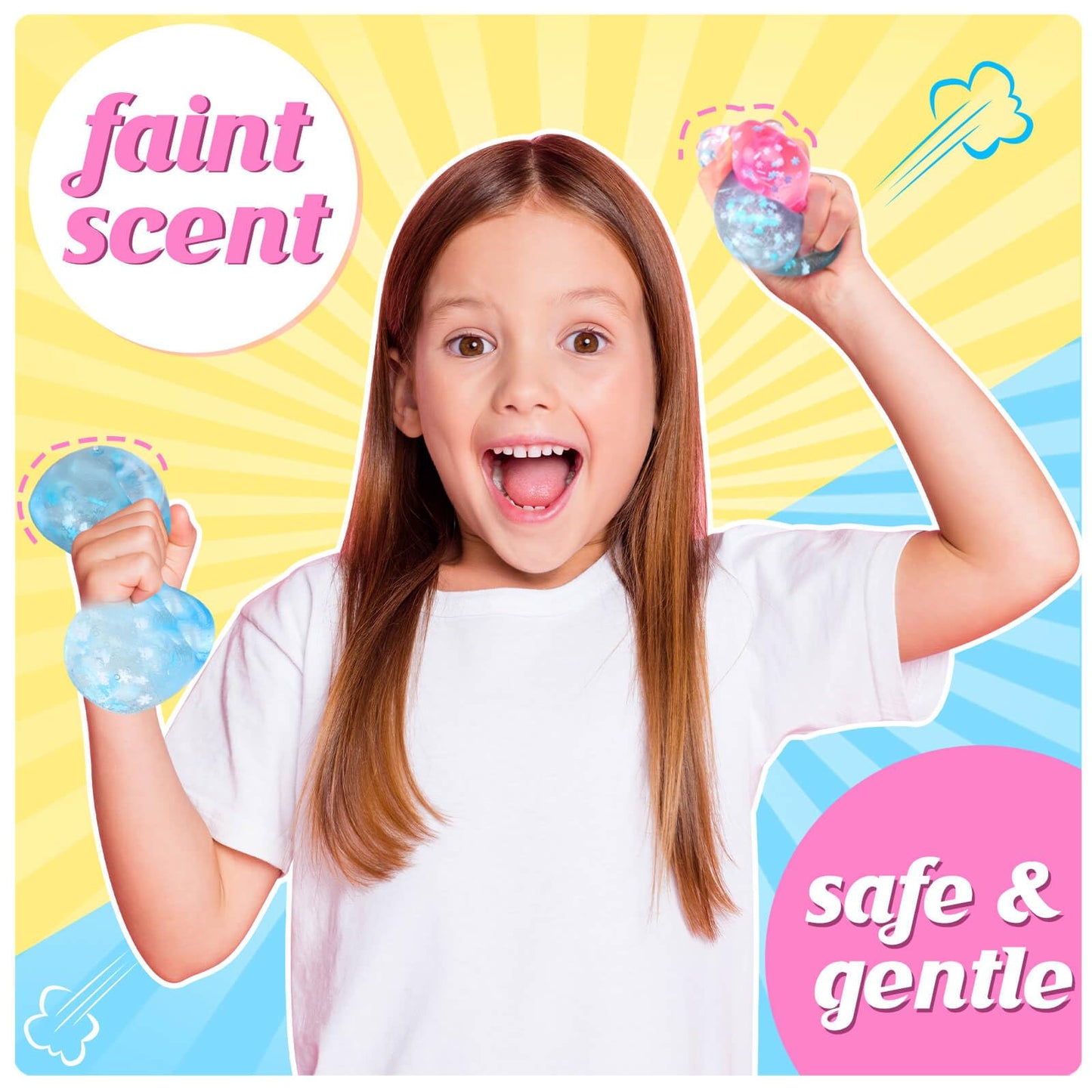 Gretex Ice Cube Fidget Toy – 4 Pack Soft Sensory Cubes for All Ages | Stress Relief & Focus