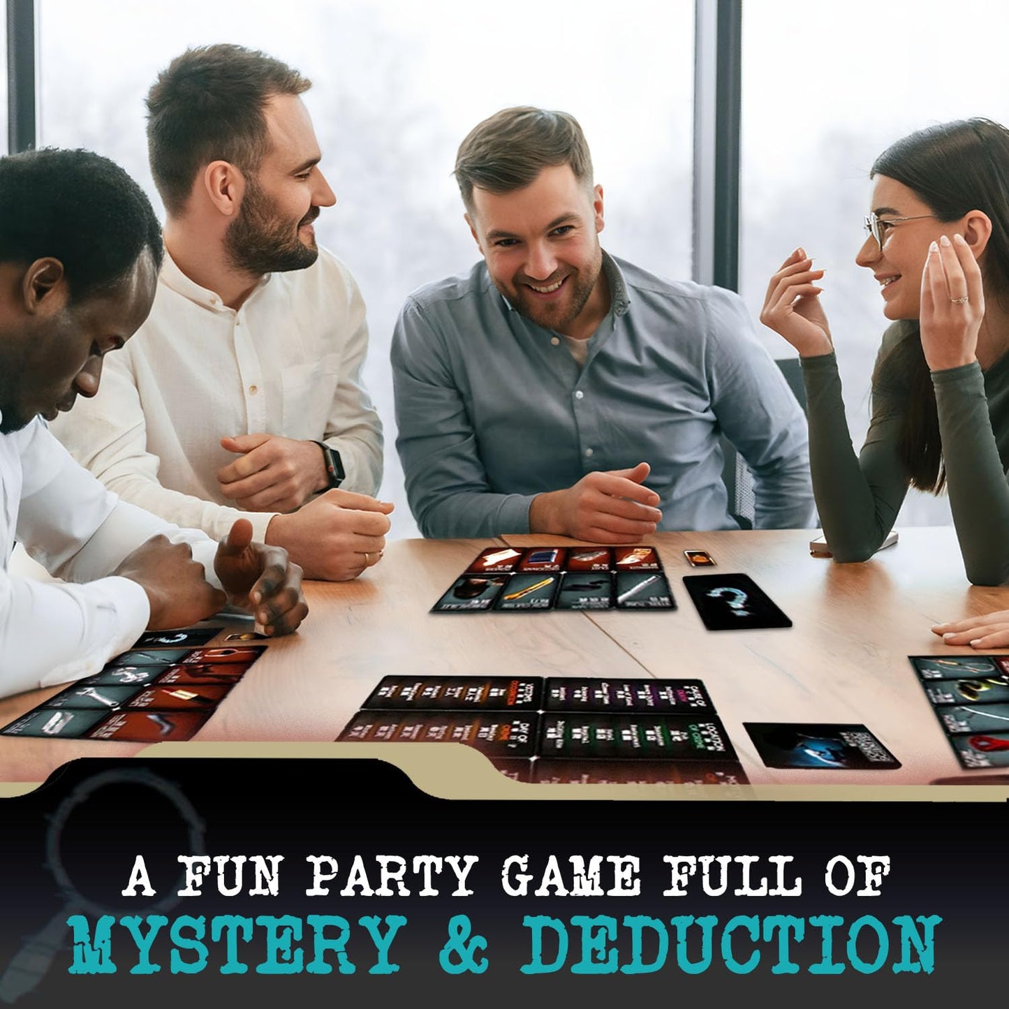 Grey Fox Games Deception: Murder in Hong Kong – Social Deduction Board Game | 4-12 Players | 20 Minutes