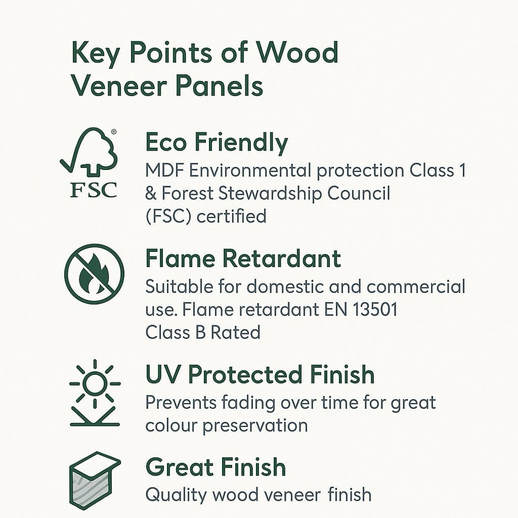 Grey Oak Acoustic Wall Panels