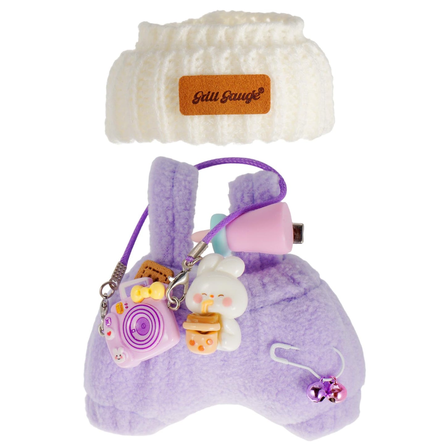 GrillGauge 17cm Doll Clothes Set – Purple Hat, Outfit & Accessory