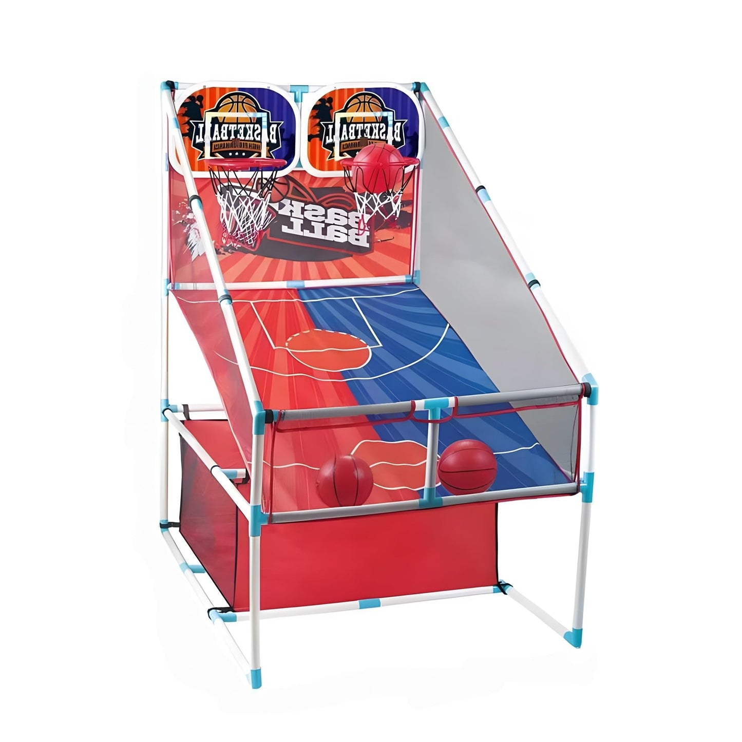 grnpeak Basketball Arcade Game - 2-Player Indoor Hoop for Kids | Balls & Pump Included