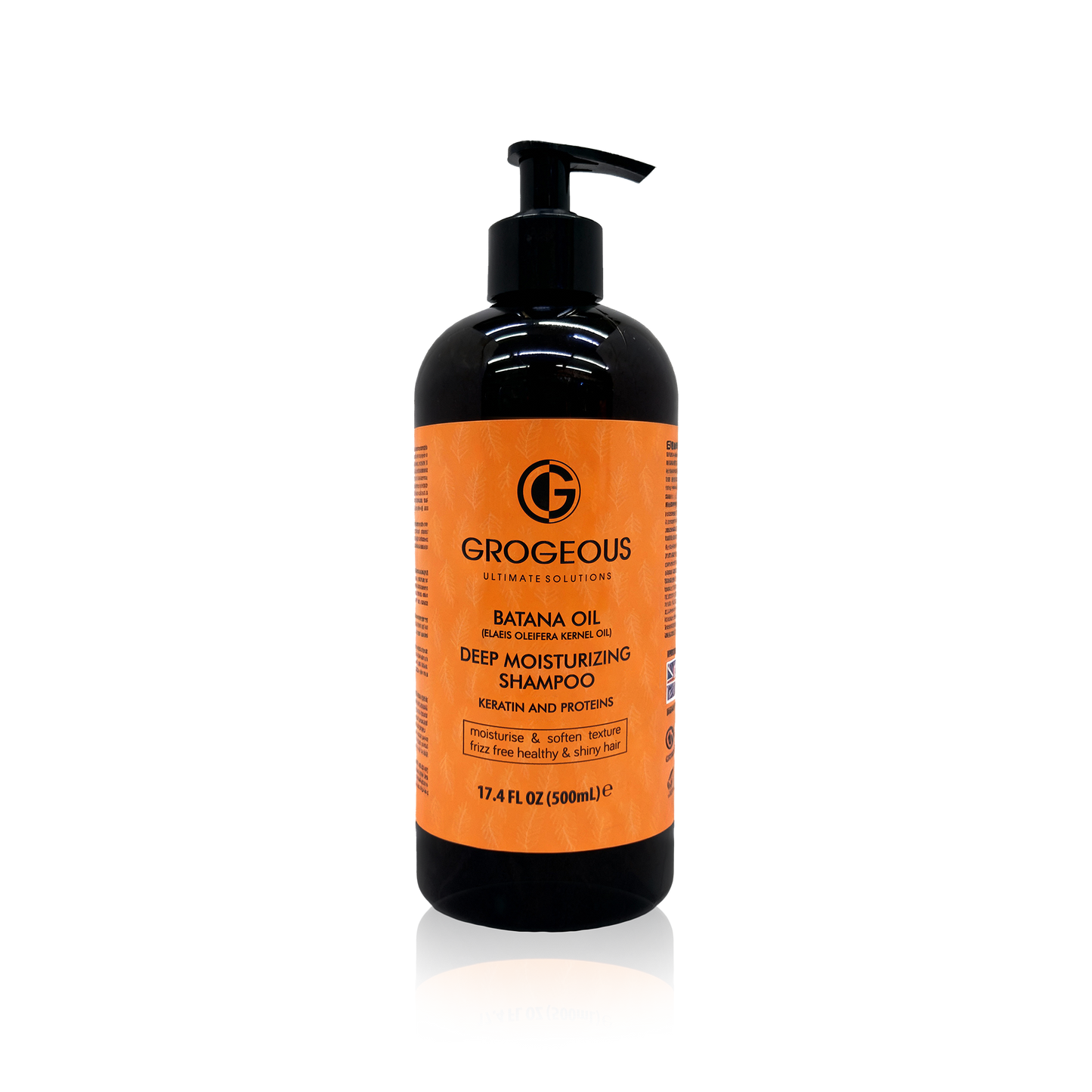 Grogeous Batana Oil Deep Moisturizing Shampoo Hydration & Frizz Control 500 ml/16.9 oz