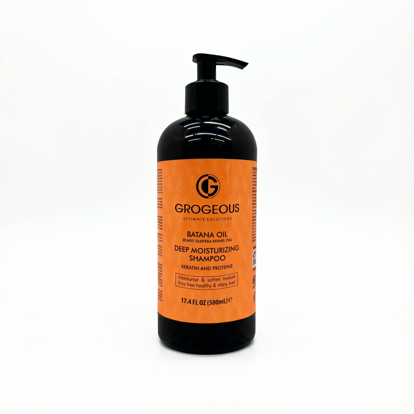 Grogeous Batana Oil Deep Moisturizing Shampoo Hydration & Frizz Control 500 ml/16.9 oz