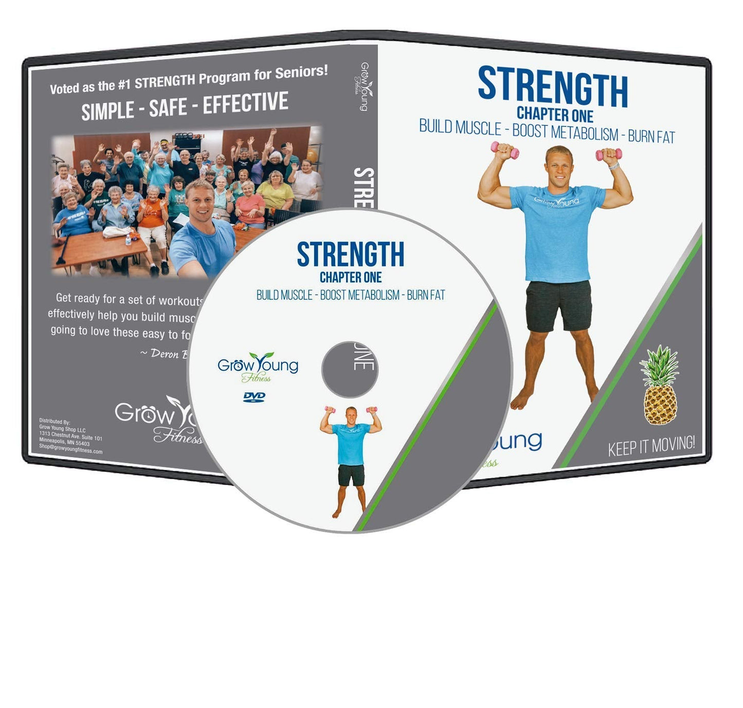 Grow Young Fitness Strength Exercise DVD for Seniors – Chapter One Senior Exercises