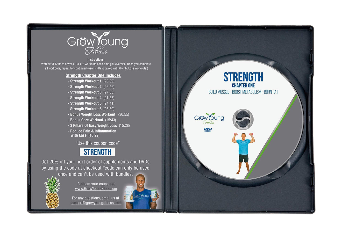 Grow Young Fitness Strength Exercise DVD for Seniors – Chapter One Senior Exercises