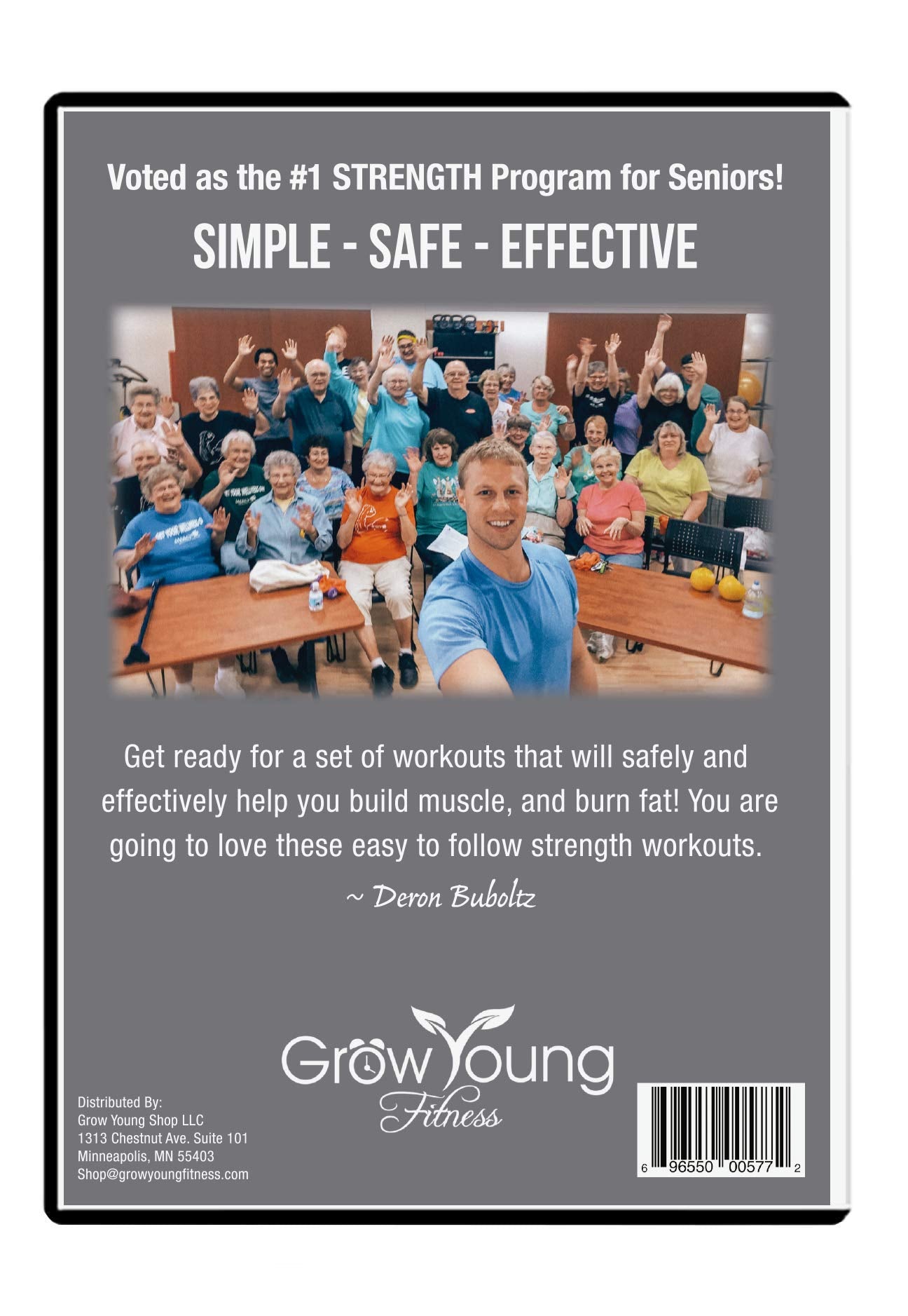 Grow Young Fitness Strength Exercise DVD for Seniors – Chapter One Senior Exercises