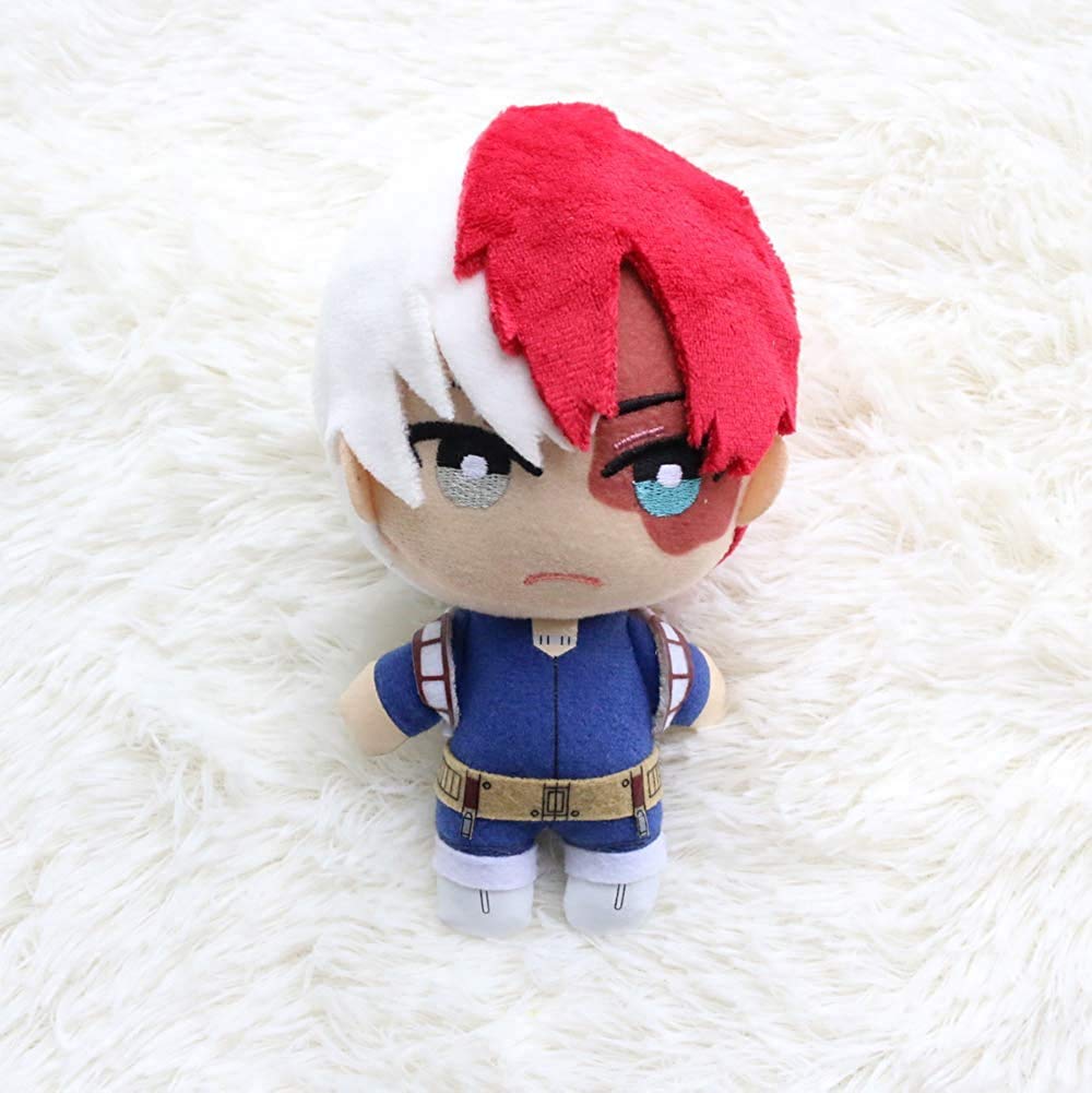 Groydbna MHA Anime Plushie - 5.9-inch Red Plush Toy, Hero Cosplay & Keychain Doll