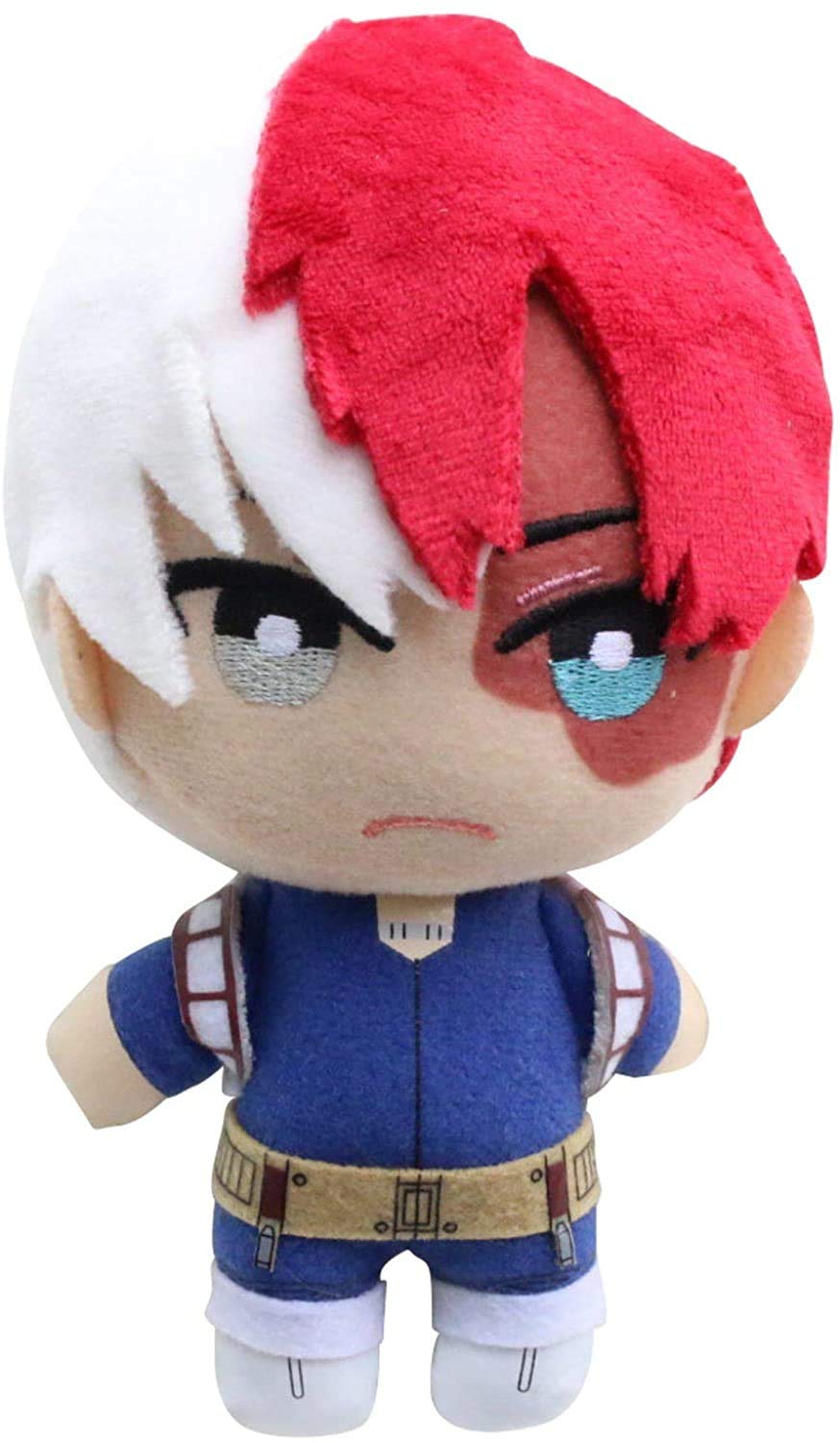 Groydbna MHA Anime Plushie - 5.9-inch Red Plush Toy, Hero Cosplay & Keychain Doll