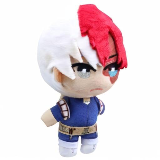 Groydbna MHA Anime Plushie - 5.9-inch Red Plush Toy, Hero Cosplay & Keychain Doll