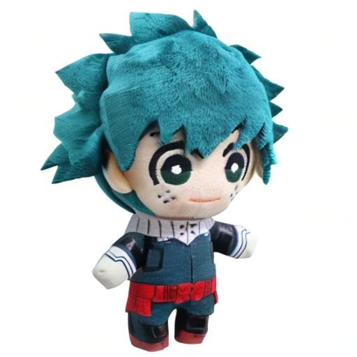 Groydbna MHA Anime Plushie – 5.9-Inch Green Plush Toy, Hero Cosplay & Keychain