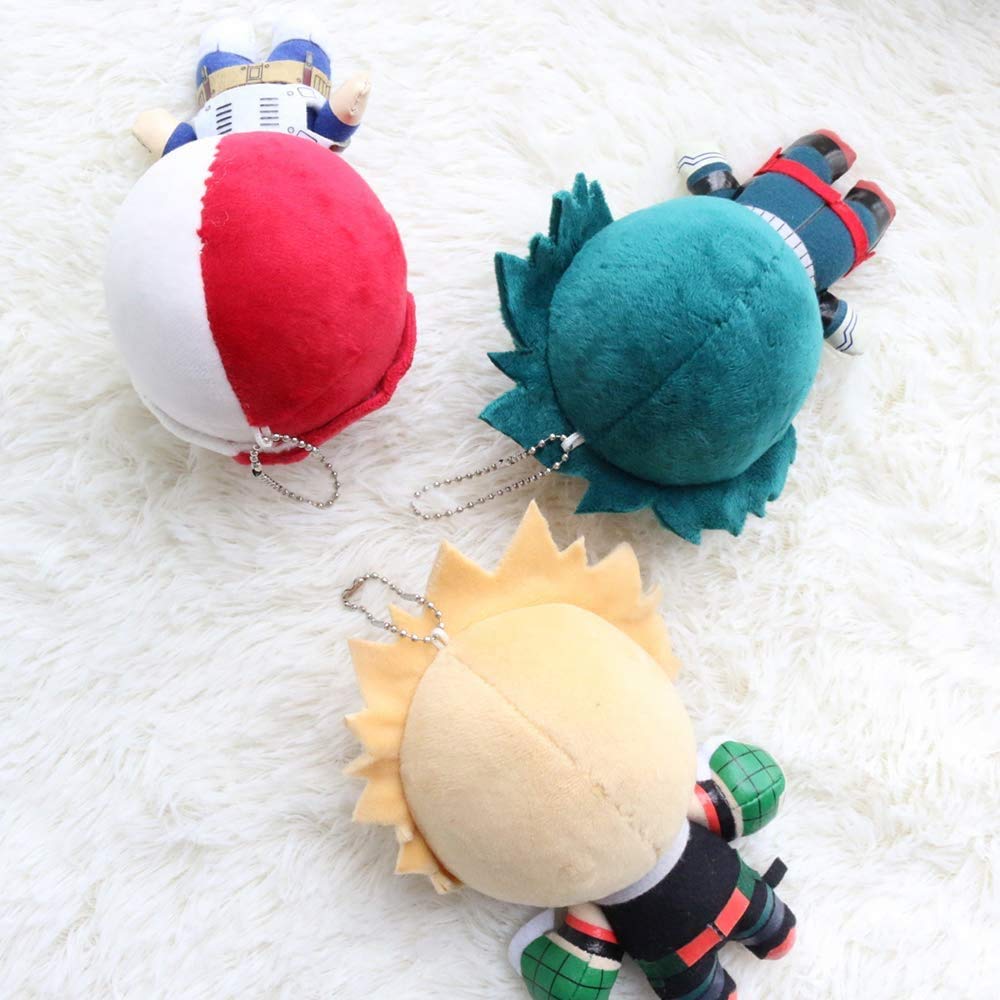 Groydbna MHA Anime Plushie – 5.9-Inch Green Plush Toy, Hero Cosplay & Keychain