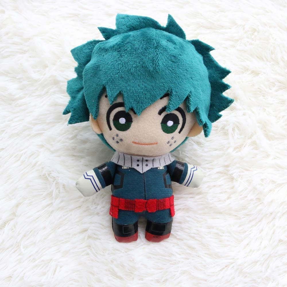 Groydbna MHA Anime Plushie – 5.9-Inch Green Plush Toy, Hero Cosplay & Keychain