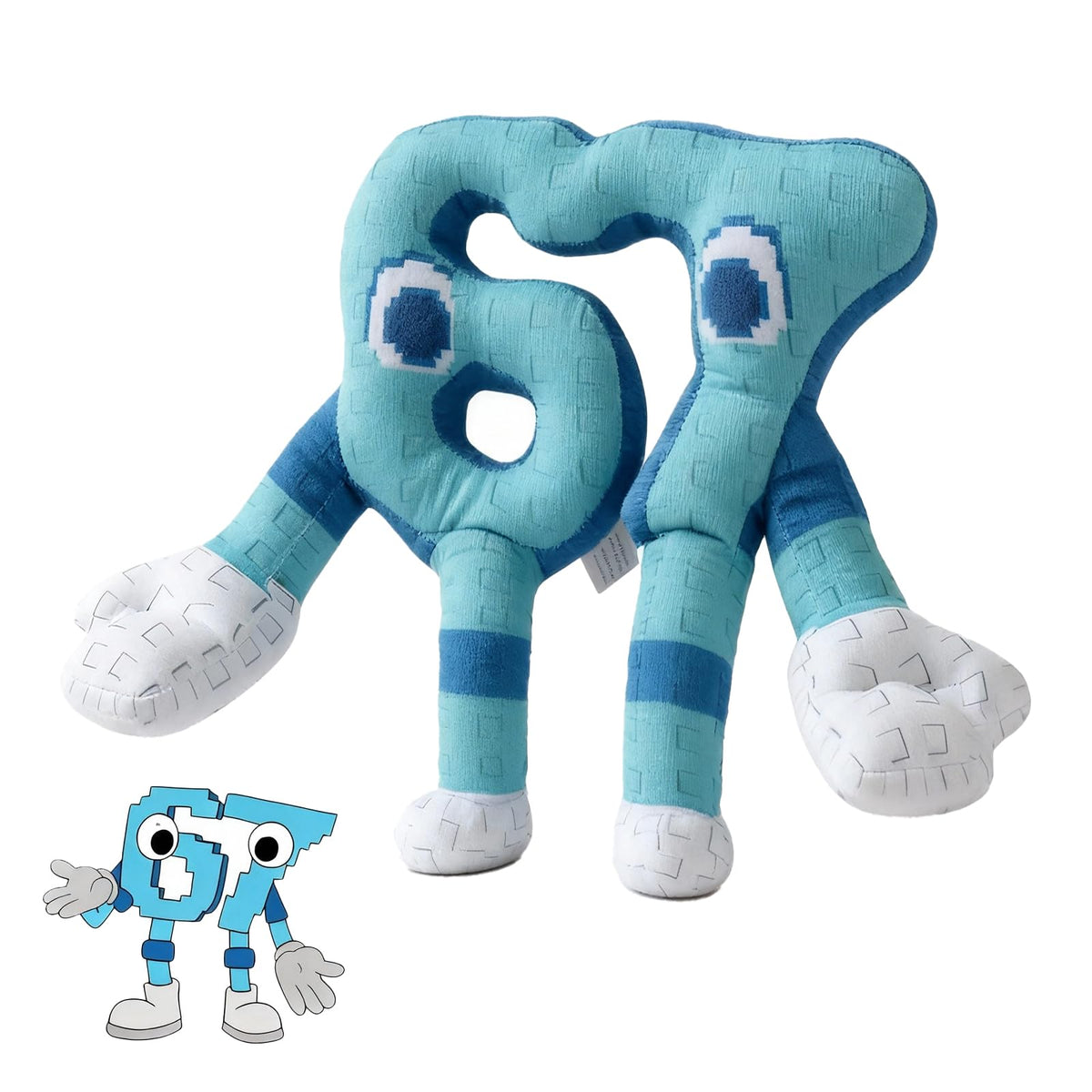 Grunlienus Steal a Brainrot Plush 67 – 11-Inch Collectible Plush Toy for Fans