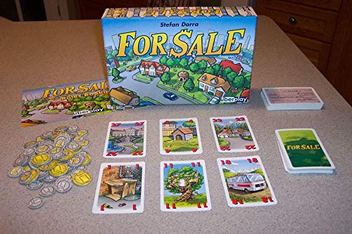 For Sale Card Game by Gryphon Games – 3–6 Players, 20–30 Minutes