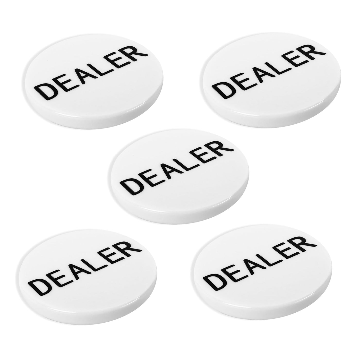 GSE Dealer Button Set of 5 | Casino Poker & Texas Hold’em