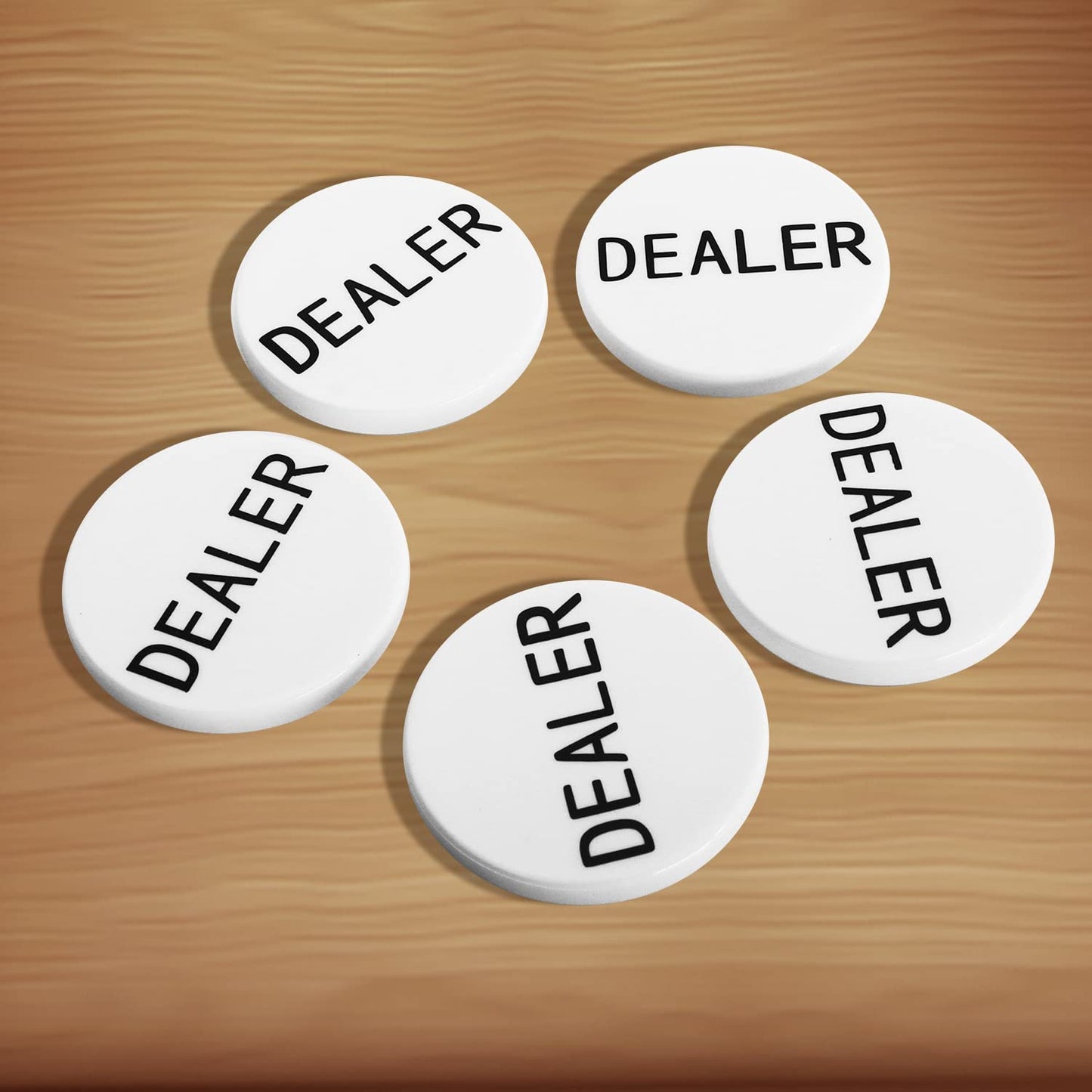 GSE Dealer Button Set of 5 | Casino Poker & Texas Hold’em