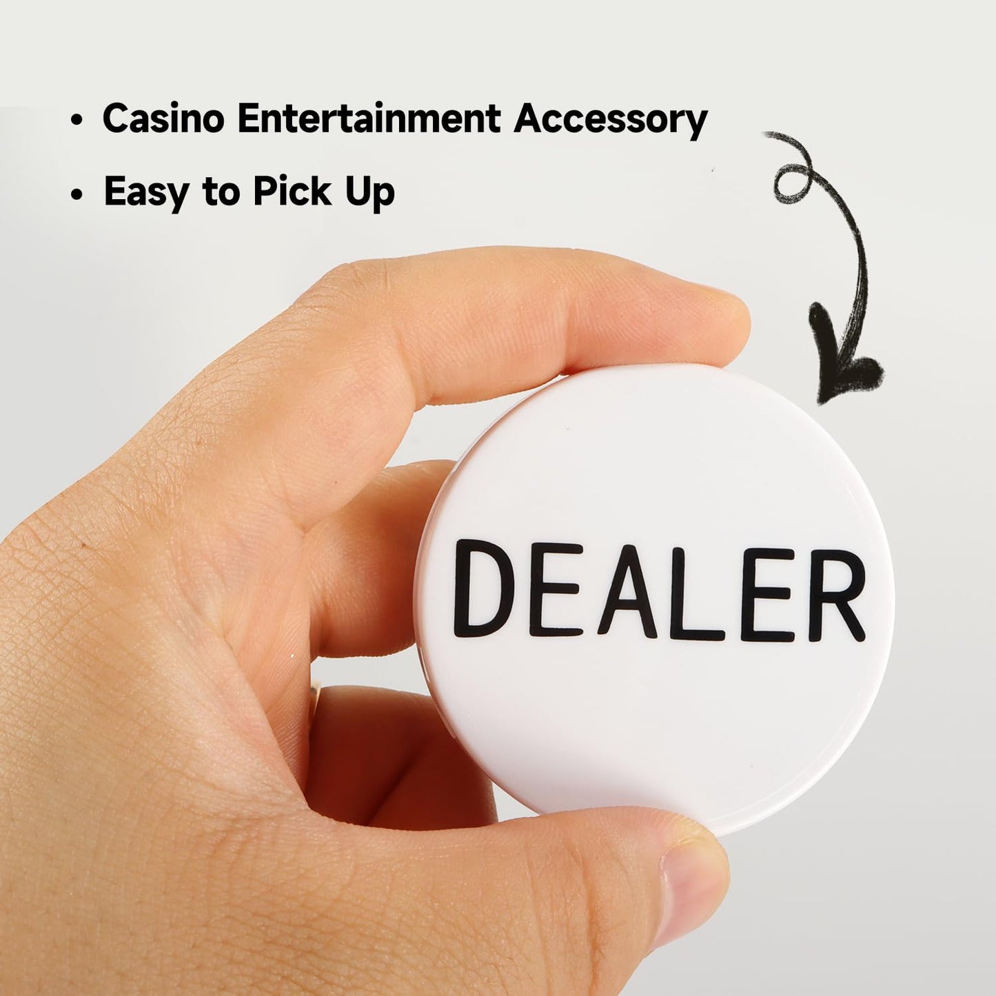 GSE Dealer Button Set of 5 | Casino Poker & Texas Hold’em