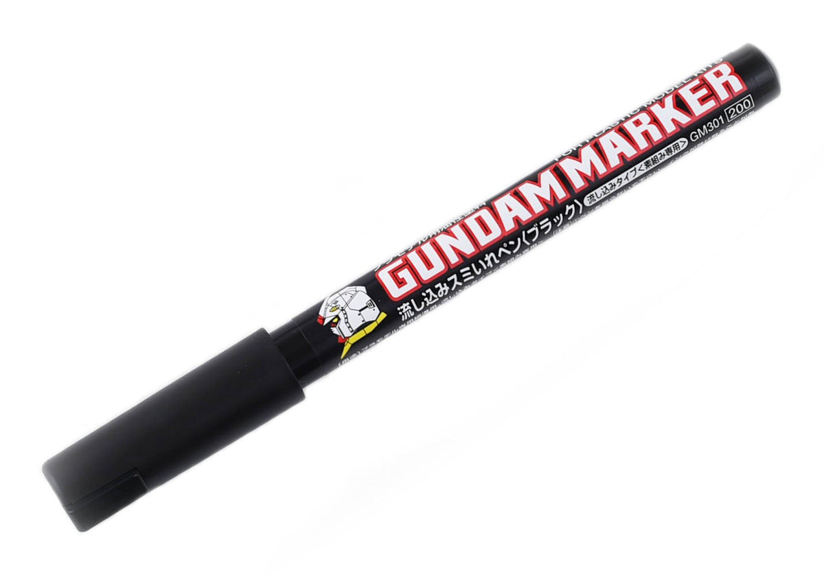 Mr. Hobby Pour Type Gundam Marker Black GM301P | GSI Creos Gundam Marker