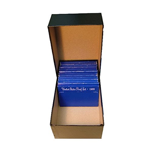Guardhouse Heavy Duty Storage Box for Proof Sets – Holds 24 Proof Sets, 11 x 6 x 3.75 in