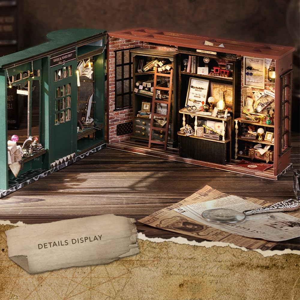 GuDoQi DIY Miniature House Kit 1:24 Scale | Self-Assembly Dollhouse Craft for Adults & Teens