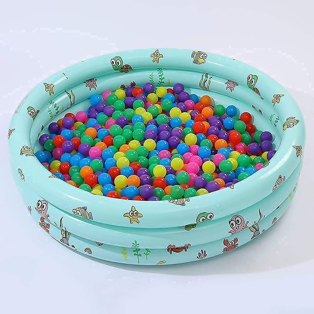 GUESVOT Ball Pit Balls – 2.2-Inch, 100 Pack, Bright Colors, Phthalate Free, BPA Free, Storage Bag