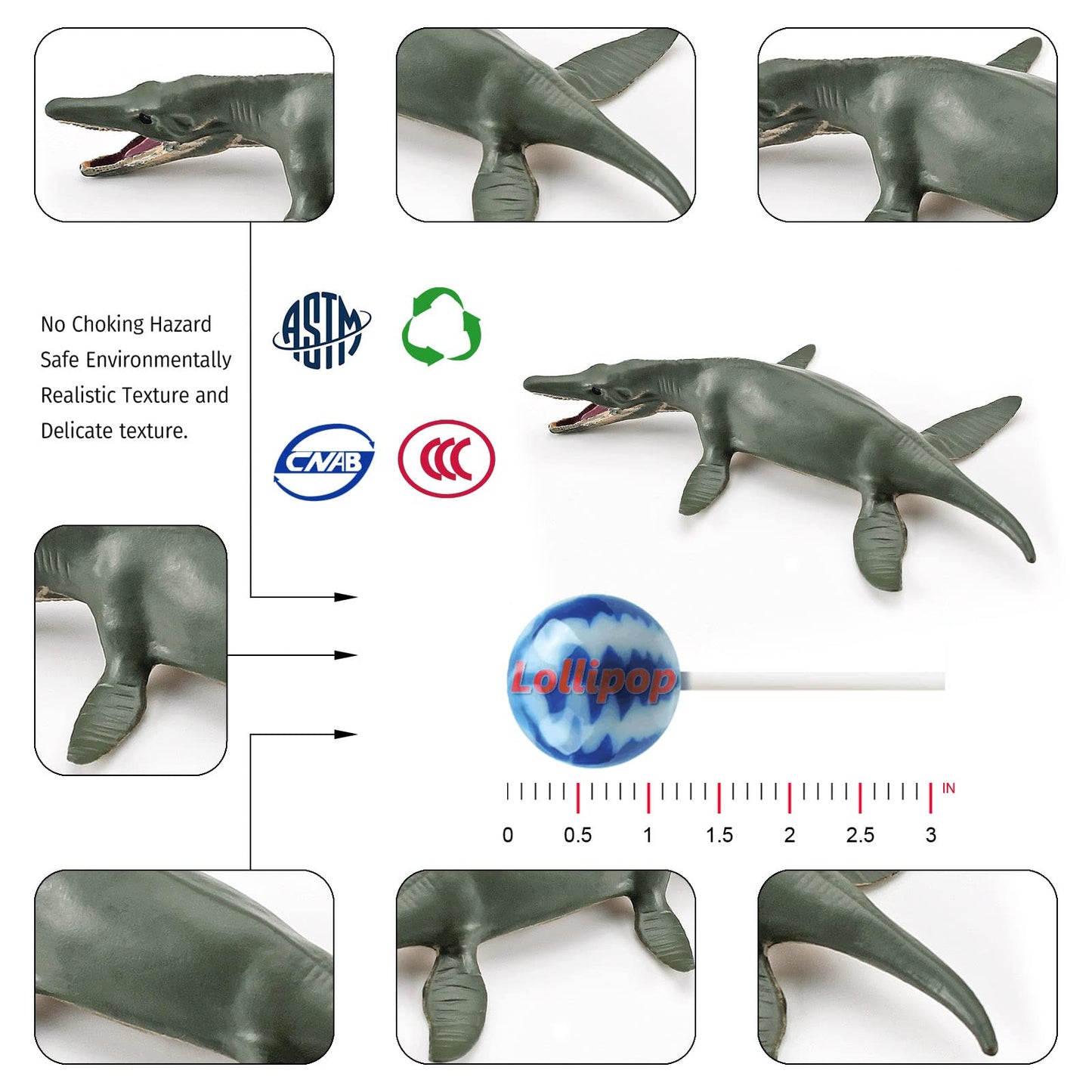 GUFOPONAS 22PCS Prehistoric Sea Creatures Toys – 4-Inch Marine Figures, Cake Topper for Kids