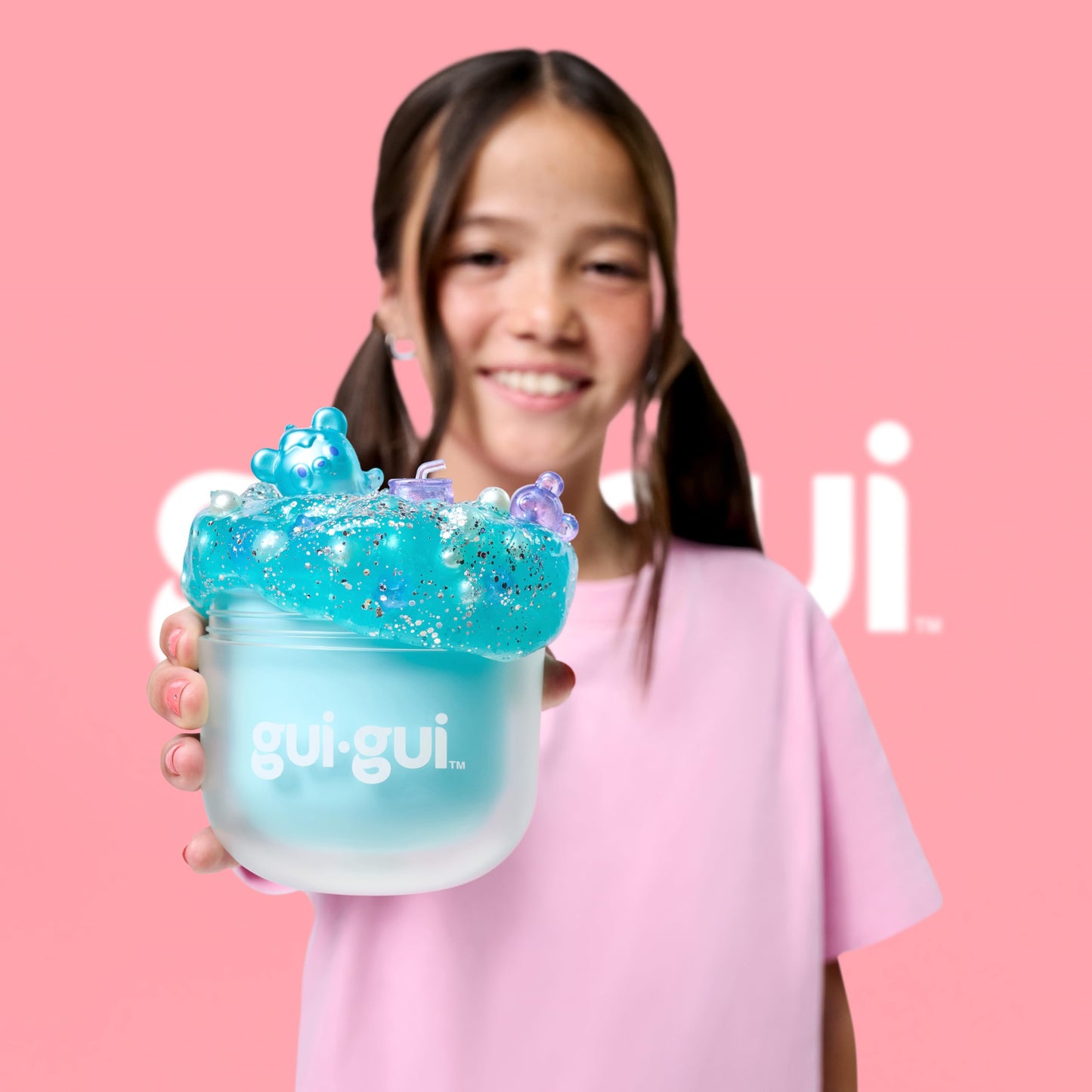 GUI GUI Slime Kit – Shimmer Deluxe Duo Pack with 2 Iridescent Slimes | 5-Step DIY Glow-Up