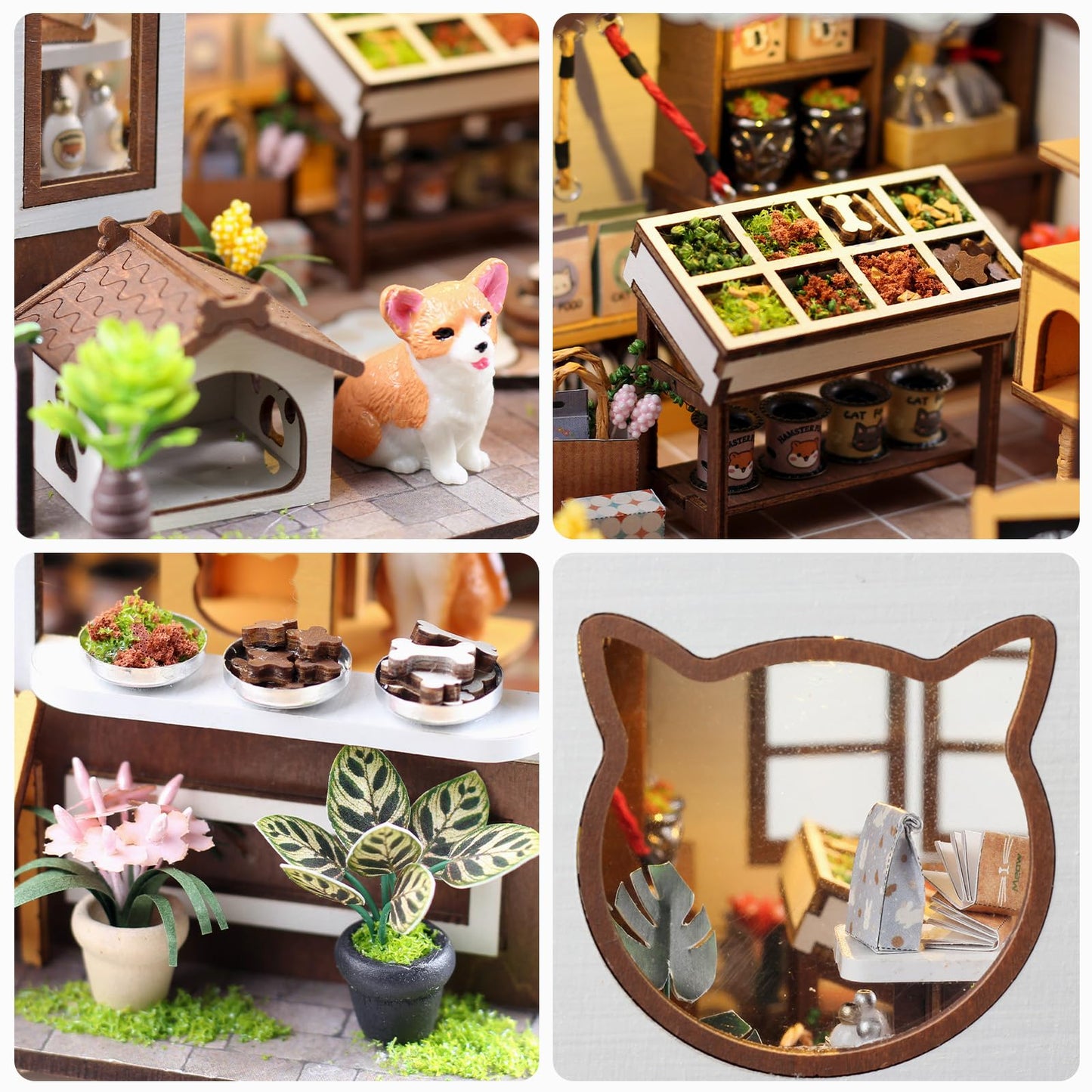 GuDoQi DIY Miniature Dollhouse Kit 1:24 — Furniture Included, Creative Craft for Adults