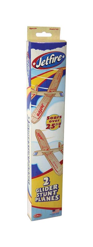 Guillow's Jetfire Balsa Glider – 2 Pack (2PK18)