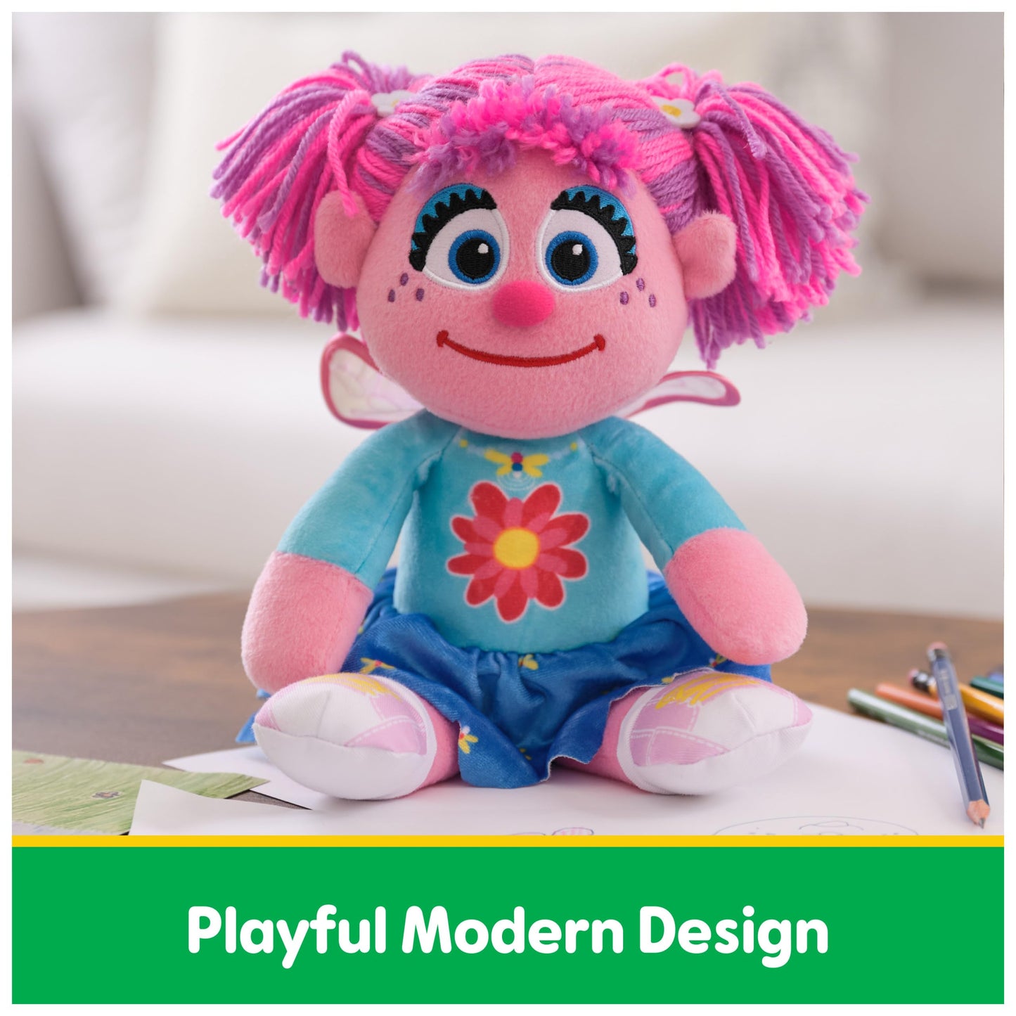 GUND Abby Cadabby Take Along Buddy Plush - 13-Inch Sesame Street Official