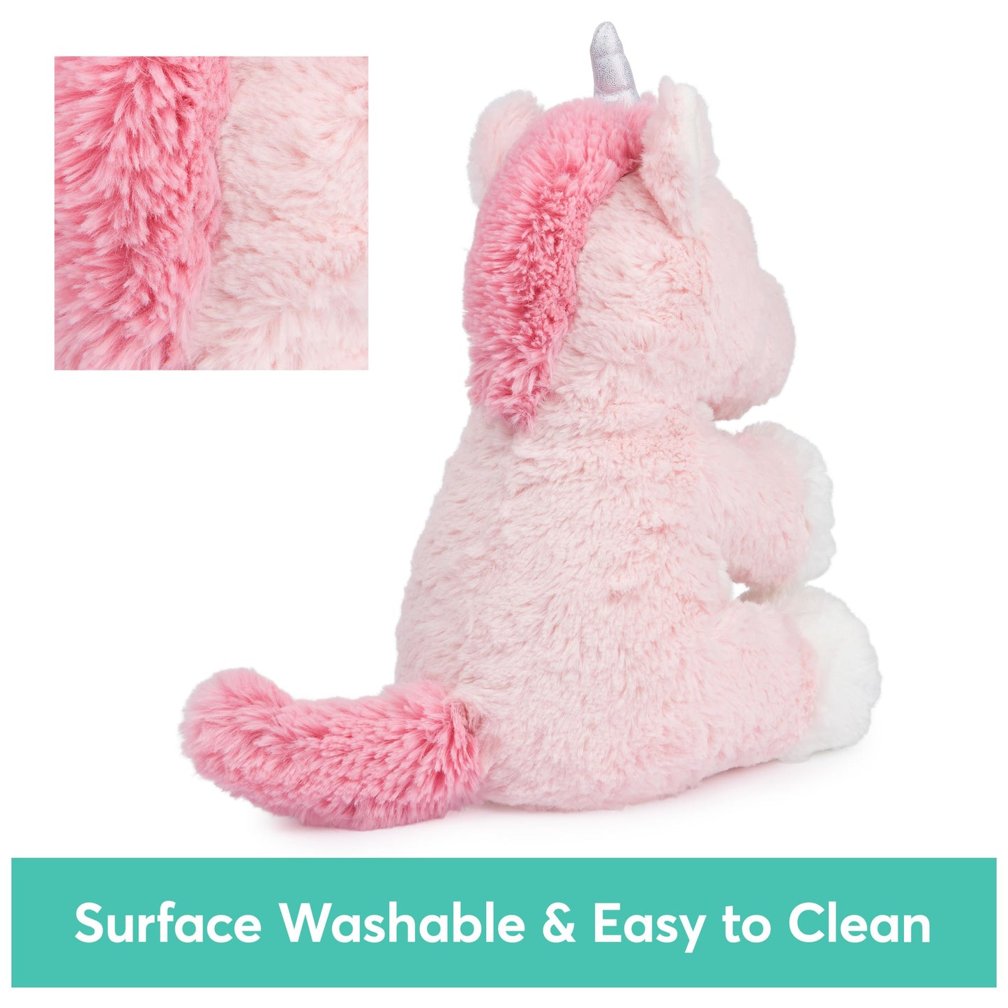 GUND Alora The Unicorn – Animated Plush Sings ABC & 123, 11 Inch Pink